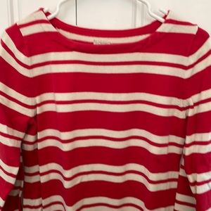 J.Crew 3/4 Sleeve Striped Sweater